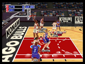 NBA Pro 99 (Europe) screen shot game playing